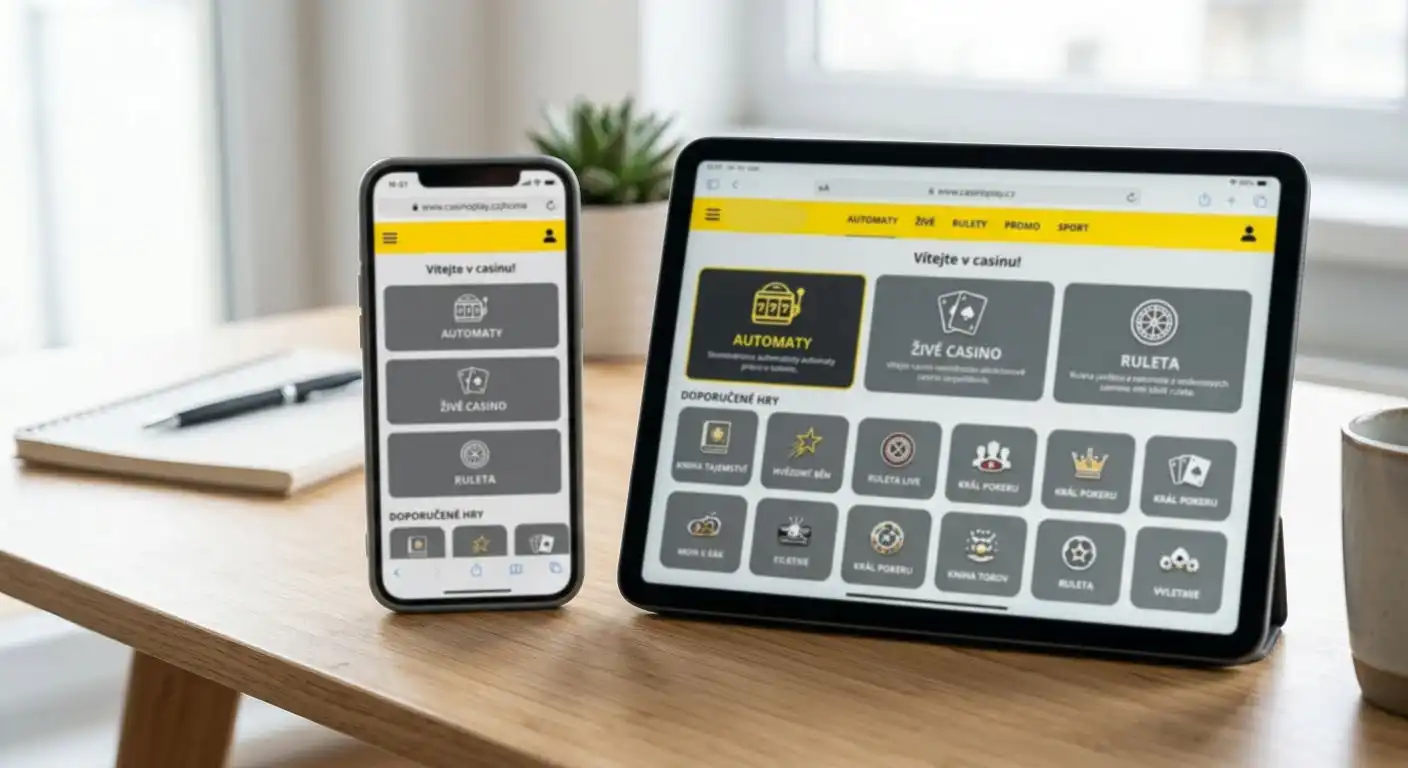 RoyalGame na mobilu: web, iPhone a Android